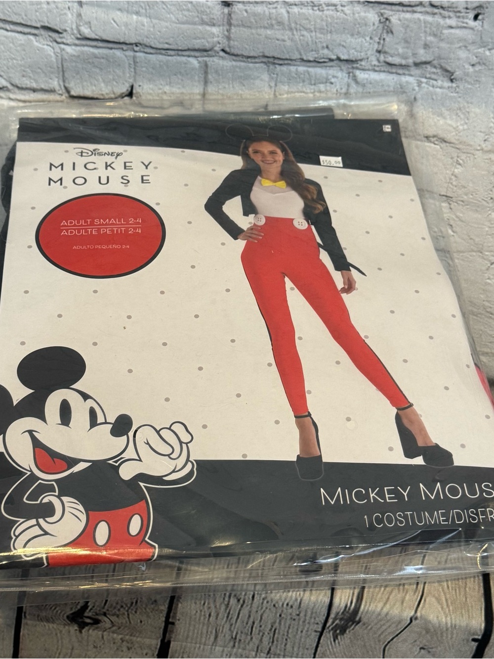 Disney Mickey Mouse Adult Halloween Costume